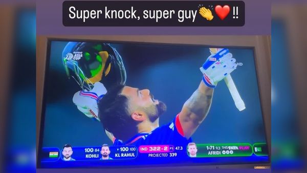 IND vs PAK : કોહલીની શાનદાર સદી બાદ અનુષ્કા શર્માનું રિએક્શન વાયરલ, જુઓ શું કહ્યું?