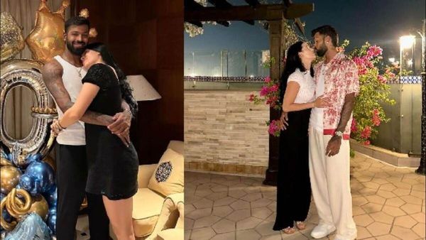 વર્લ્ડ કપથી બહાર થતા જ પત્ની સાથે લિપ લૉક પોઝમાં હાર્દિક પંડ્યા, લોકોએ કહ્યુ - ઈજાના બહાને રોમાન્સ