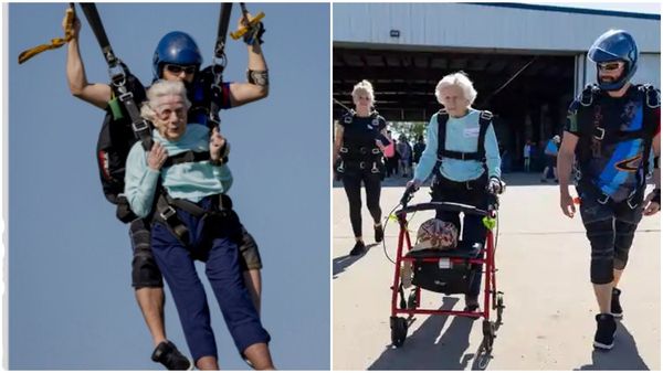 વિશ્વની સૌથી વૃદ્ધ વ્યક્તિએ કર્યું સ્કાયડાઇવ, થોડા દિવસો પછી મૃત્યુ પામી, મરતા પહેલા બનાવ્યા આ રેકોર્ડ
