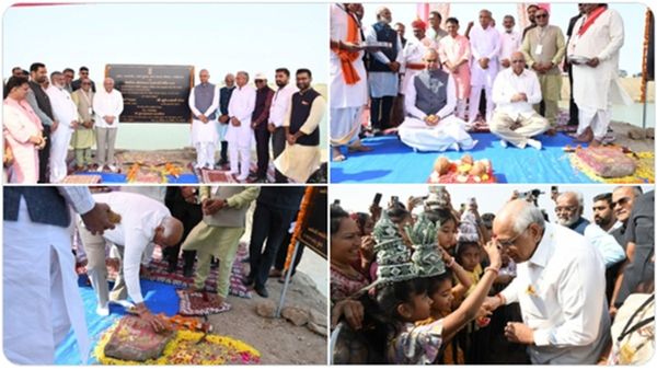 રાજ્યપાલની ઉપસ્થિતિમાં મુખ્યમંત્રીએ રાજ્યનાં પ્રથમ જળ ઉત્સવનો પ્રારંભ