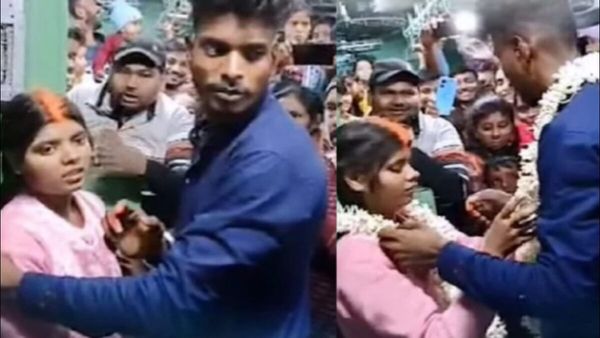 મેટ્રોમાં યુવતીની માંગમાં યુવકે ભર્યુ સિંદૂર, પછી બધાની સામે કર્યુ આવુ કામ, વાયરલ થયો વીડિયો