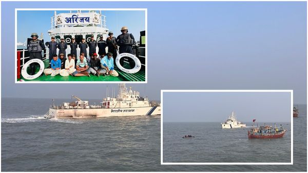 અરબી સમુદ્રમાં 13 પાકિસ્તાની ઝડપાયા, ભારતીય સરહદમાં કરી રહ્યા હતા માછીમારી