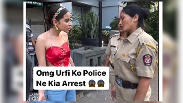 Urfi Javed Arrested: ઉર્ફી જાવેદની ધરપકડ, સોશિયલ મીડિયા પર વીડિયો વાયરલ