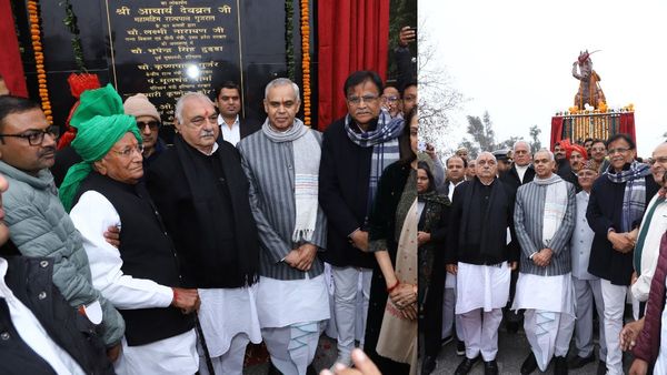 જ્યપાલ શ્રી આચાર્ય દેવવ્રતે હરિયાણા ખાતે રાજા નાહર સિંહની પ્રતિમાનું અનાવરણ કર્યુ