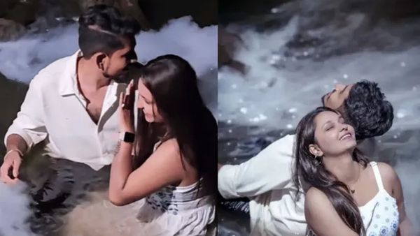 Video : કપલના રોમેન્ટિક ફોટોશૂટ વચ્ચે ખુંખાર છાપની એન્ટ્રી, જુઓ વીડિયો