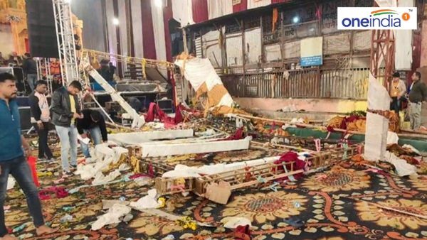 Kalkaji temple: કાલકાજી મંદિરમાં અકસ્માત, 1 મહિલાનું મોત, 17 ઘાયલ