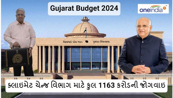 Gujarat budget 2024: ક્લાઇમેટ ચેન્જ વિભાગ માટે કુલ 1163 કરોડની જોગવાઇ
