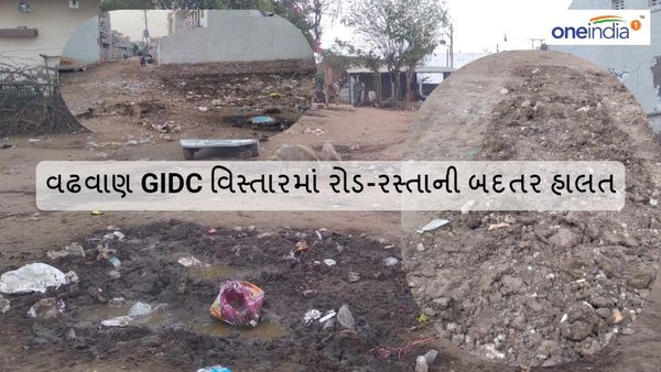 સુરેન્દ્રનગર: વઢવાણ GIDC વિસ્તારમાં રોડ-રસ્તાની બદતર હાલત