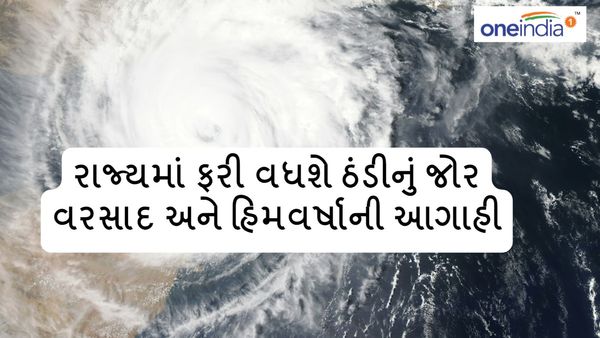 Weather Update: રાજ્યમાં ફરી વધશે ઠંડીનું જોર, વરસાદ અને હિમવર્ષાની આગાહી