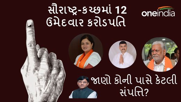 Lok sabha Election 2024: સૌરાષ્ટ્ર-કચ્છમાં 12 ઉમેદવાર કરોડપતિ, જાણો કોની પાસે કેટલી સંપત્તિ?
