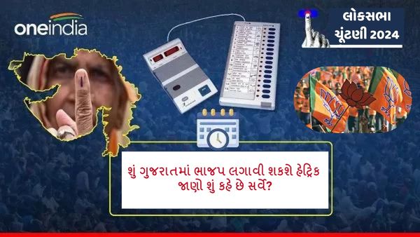 Lok Sabha Election 2024: શું ગુજરાતમાં ભાજપ લગાવી શકશે હેટ્રિક, શું કહે છે સર્વે?