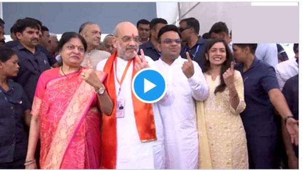Lok sabha Election 2024: મતદાન બાદ અમિત શાહે કરી પૂજા-અર્ચના, મતદાન કરવાની અપીલ