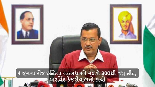 4 જૂનના રોજ ઇન્ડિયા ગઠબંધનને મળશે 300થી વધુ સીટ, અરવિંદ કેજરીવાલનો દાવો