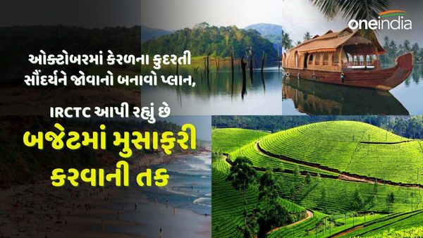 ઓક્ટોબરમાં કેરળના કુદરતી સૌંદર્યને જોવાનો બનાવો પ્લાન, IRCTC આપી રહ્યું છે બજેટમાં મુસાફરી કરવાની તક
