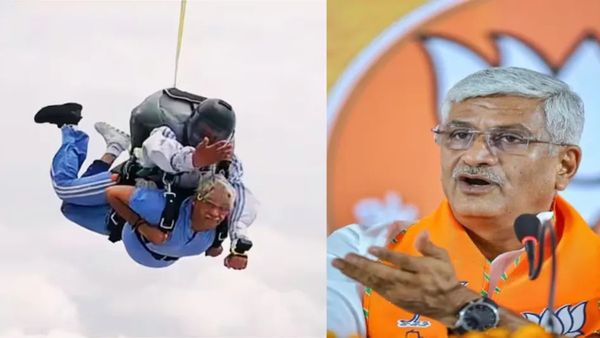 Video : કેન્દ્રીય મંત્રી ગજેન્દ્ર સિંહ શેખાવતે 13 હજાર ફૂટથી છલાંગ લગાવી, જુઓ વીડિયો