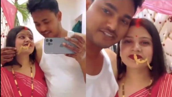 Video : નવપરિણીત કપલે સુહાગરાતનો વીડિયો બનાવીને અપલોડ કરી દીધો, વીડિયો વાયરલ