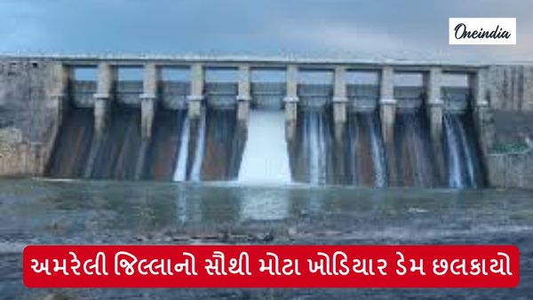 Amreli: અમરેલી જિલ્લાનો સૌથી મોટા ખોડિયાર ડેમ છલકાયો, જાણો અન્ય ડેમની સ્થિતિ