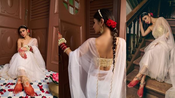Mouni Roy : ખૂબસૂરત સાડી લુકમાં મૌની રોયે ગ્લેમરસ પોઝ આપ્યા, જુઓ ફોટો