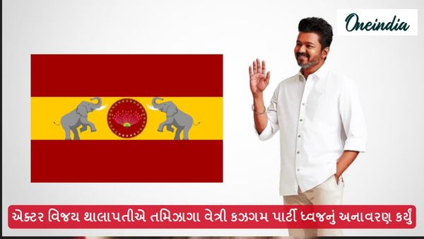 દક્ષિણ ભારતમાં નવી પાર્ટીનો ઉદય, એક્ટર વિજય થાલાપતીએ પાર્ટી ધ્વજનું અનાવરણ કર્યું