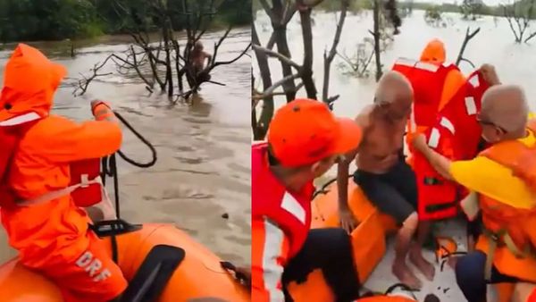 Gujarat Rain : ઔરંગા નદીમાં ફસાયેલા વ્યક્તિનું NDRF દ્વારા દિલધડક રેસ્ક્યુ, જુઓ વીડિયો