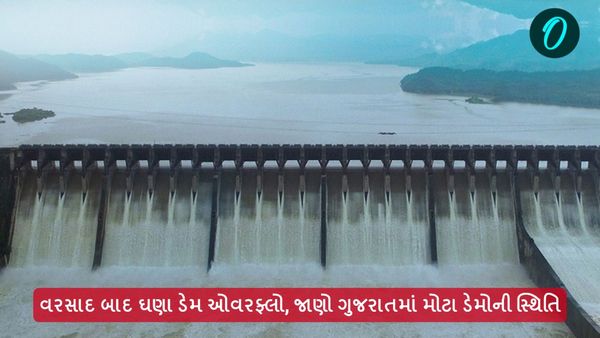 વરસાદ બાદ ઘણા ડેમ ઓવરફ્લો, જાણો ગુજરાતમાં મોટા ડેમોની સ્થિતિ