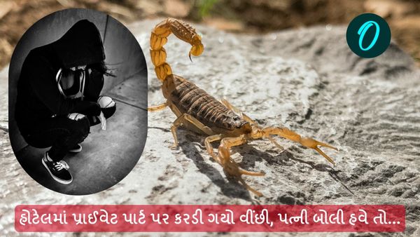 હોટેલમાં પ્રાઈવેટ પાર્ટ પર કરડી ગયો વીંછી, પત્ની બોલી હવે તો...