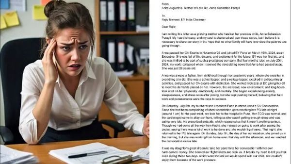 દીકરીના મોત પર ભાવુક માનો પત્ર, બૉસ પર લગાવ્યા ગંભીર આરોપ, લખ્યુ - વર્કલોડના કારણે આવી ગઈ હતી તણાવમાં