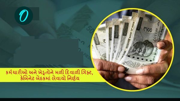 કર્મચારીઓ અને ખેડૂતોને મળી દિવાળી ગિફ્ટ, કેબિનેટ બેઠકમાં લેવાયો નિર્ણય