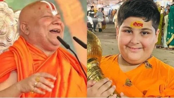 'તે બાલ સંત નહીં, બાળક છે....'રામભદ્રાચાર્યે જણાવ્યું અભિનવ અરોરાને સ્ટેજ પરથી નીચે ઉતારવાનું કારણ