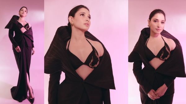 Tamanna Bhatia Bikini : બિકીની સાથે બ્લેઝર પહેરીને કેમેરા સામે આવી તમન્ના ભાટિયા, જુઓ ફોટો