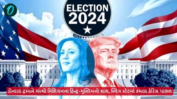 US Election 2024: ડોનાલ્ડ ટ્રમ્પને મળ્યો મિશિગનના હિન્દુ-મુસ્લિમનો સાથ, સ્વિંગ સ્ટેટમાં કમલા હેરિસ પાછળ