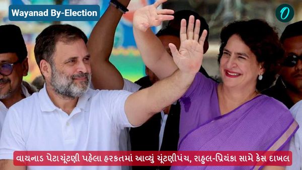 વાયનાડ પેટાચૂંટણી પહેલા હરકતમાં આવ્યું ચૂંટણીપંચ, રાહુલ-પ્રિયંકા સામે કેસ દાખલ