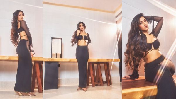 Dhanashree Verma Bold Look : બ્લેક હોટ લુકમાં કેમેરા સામે આવીને ધનશ્રી વર્માએ બોલ્ડ પોઝ આપ્યા, જુઓ ફોટો