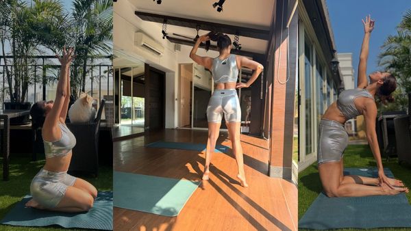 Malaika Arora Gym Look : કડકડતી ઠંડી વચ્ચે મલાઈકા અરોરાએ હોટ લુકમાં યોગા કરીને સોશિયલ મીડિયાનો પારો ચડાવ્યો