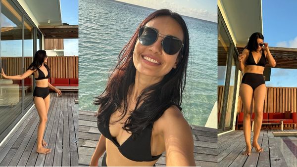 Surbhi Jyoti Bikini : સુરભી જ્યોતિ માલદિવમાં બ્લેક બિકીનીમાં વેકેશન ઈન્જોય કરતી જોવા મળી, જુઓ ફોટો