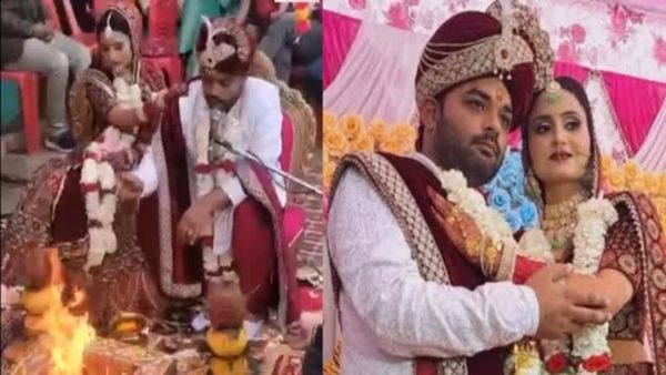 Unique wedding : વરરાજાએ ખુદ મંત્ર બોલીને દુલ્હન સાથે ફેરા લીધા, વીડિયો વાયરલ