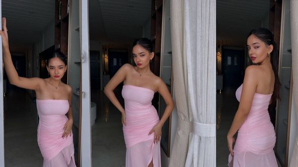 Anushka Sen Bold Photo : ઓફ સોલ્ડર ડ્રેસમાં અનુષ્કા સેને કમાલના પોઝ આપ્યા, જુઓ ફોટો