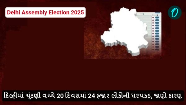 Delhi Assembly Election 2025: દિલ્હીમાં ચૂંટણી વચ્ચે 20 દિવસમાં 24 હજાર લોકોની ધરપકડ, જાણો કારણ
