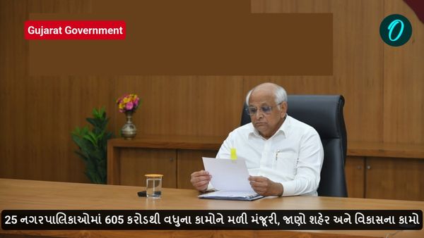 25 નગરપાલિકાઓમાં 605 કરોડથી વધુના કામોને મળી મંજૂરી, જાણો શહેર અને વિકાસના કામો