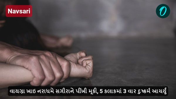 Navsari: વાયગ્રા ખાઇ નરાધમે સગીરાને પીંખી મૂકી, 5 કલાકમાં 3 વાર દુષ્કર્મ આચર્યું