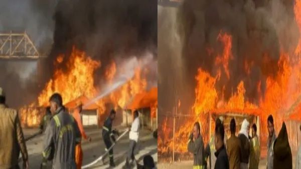 Maha kumbh 2025 : મહાકુંભમાં ફરી આગ લાગી, ફાયર બ્રિગેડ ઘટના સ્થળે