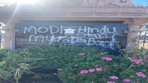 અમેરિકામાં BAPS સ્વામિનારાયણ મંદિરમાં તોડફોડ, હિન્દુ અને ભારત વિરોધી સૂત્રો પણ લખવામાં આવ્યા