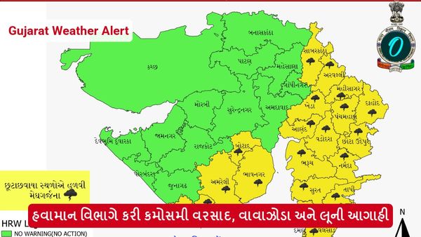 Gujarat Weather Alert: રાજ્યમાં એક દિવસમાં ત્રણ ઋતુ, જિલ્લા મુજબ જાણો હવામાન વિભાગની આગાહી