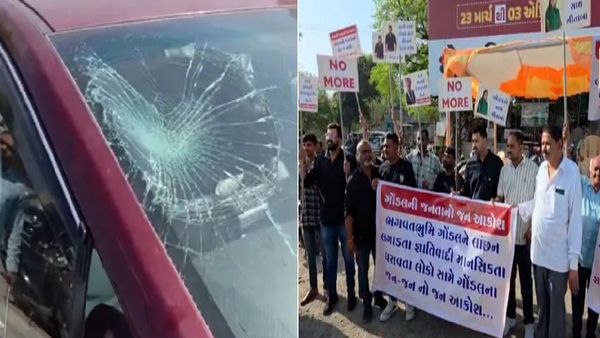 ગોંડલ પહોંચેલા અલ્પેશ કથિરીયાની ગાડી પર પથ્થરમારો, પાટીદાર નેતાએ કહ્યું, 'આ ગોંડલ મિર્ઝાપુર છે!'