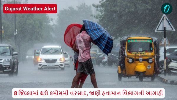 Gujarat Weather Alert: 8 જિલ્લામાં થશે કમોસમી વરસાદ, જાણો હવામાન વિભાગની આગાહી