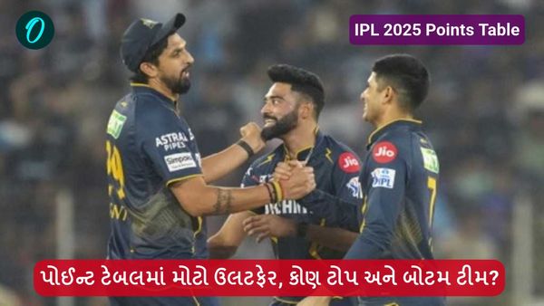 IPL 2025 Points Table: પોઈન્ટ ટેબલમાં મોટો ઉલટફેર, ટોપ પર કઈ ટીમ?