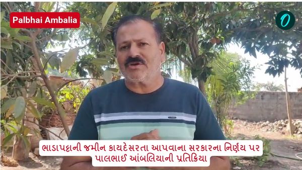 ભાડાપટ્ટાની જમીન કાયદેસરતા આપવાના સરકારના નિર્ણય પર પાલભાઈ આંબલિયાની પ્રતિક્રિયા