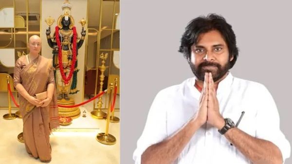 દીકરાના જીવ બચ્યો તો માએ વાળ અર્પણ કર્યા, પવન કલ્યાણની રશિયન પત્નીએ Tirumala Templeમાં માથુ મુંડાવ્યું