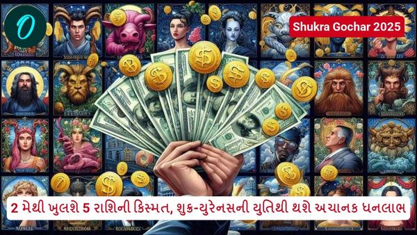 Shukra Gochar 2025: 2 મેથી ખુલશે 5 રાશિની કિસ્મત, શુક્ર-યુરેનસની યુતિથી થશે અચાનક ધનલાભ