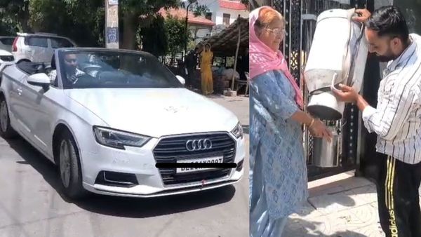 ઠાઠ હોય તો આવો, 50 લાખની ઓડીમાં દૂધ વેચી રહ્યો છે ફરિદાબાદનો યુવાન